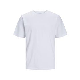 Jack & Jones Tek Renkli Beyaz Yuvarlak Yaka Erkek T-shirt