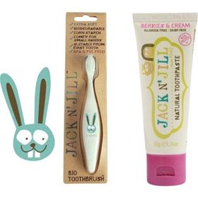 Jack N'Jill Bunny Diş Fırçası ve Orman Meyveli 50 gr Diş Macunu