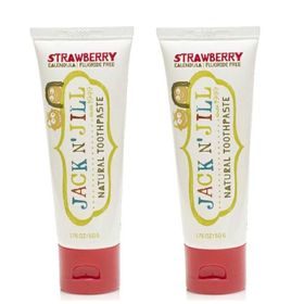 Jack N'Jill Çilek Aromalı 2x50 gr Doğal Diş Macunu
