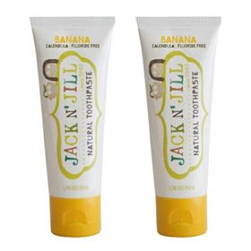 Jack N'Jill Kids Doğal Diş Macunu Muz Aromalı 2x50 gr Çocuk Diş Macunları