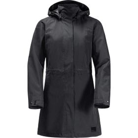 Jack Wolfskin 1107244-6000 Ottawa Siyah Coat Kadın Mont