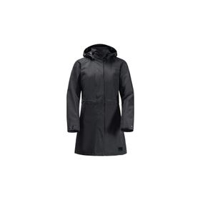 Jack Wolfskin 1107244-6000 Ottawa Siyah Coat Kadın Mont