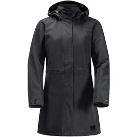 Jack Wolfskin 1107244-6000 Siyah Ottawa Outdoor Kadın Mont