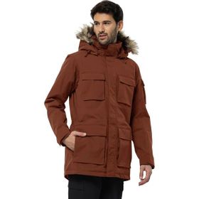 Jack Wolfskin 1107674_2503 Glacier Canyon Parka Gri Erkek Outdoor Mont