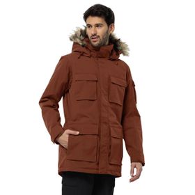 Jack Wolfskin 1107674_2503 Glacier Canyon Parka Gri Erkek Outdoor Mont