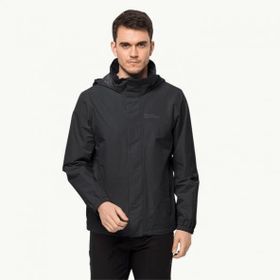 Jack Wolfskin 1111142-6000 Stormy Point 2L Siyah Outdoor Erkek Ceket