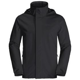 Jack Wolfskin 1111142 Stormy Point 2L JKT M Siyah Erkek Mont