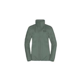 Jack Wolfskin 1111202-4311 Stormy Point 2L Yeşil Outdoor Kadın Ceket