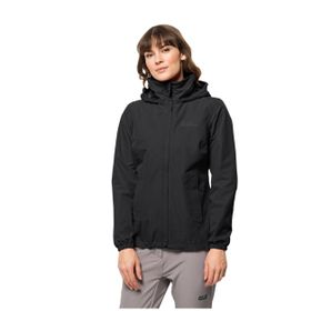 Jack Wolfskin 1111202-6000 Stormy Point 2L Siyah Outdoor Kadın Ceket