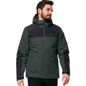 Jack Wolfskin 1114321_2193 Koyu Yeşil Jasper Ins Jkt M Outdoor Erkek Mont