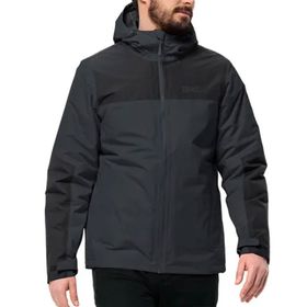 Jack Wolfskin 1114321_6350 Antrasit Jasper Ins Jkt M Outdoor Erkek Mont