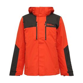 Jack Wolfskin 1115261-2193 Kırmızı Siyah Jasper 3in4 Erkek Mont