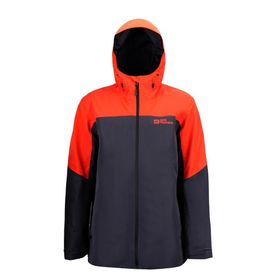 Jack Wolfskin 1115291-2193 Kırmızı Siyah Glaabach 3in1 Erkek Mont