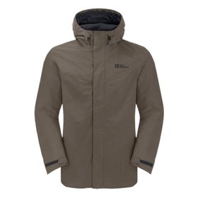 Jack Wolfskin 1115301-6000 Altenberg Siyah 3 in 1 Outdoor Erkek Mont
