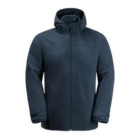 Jack Wolfskin 1115311-1010 Taubenberg 3 in 1 Lacivert Erkek Outdoor Mont