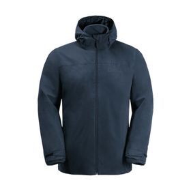Jack Wolfskin 1115311-1010 Taubenberg 3 in 1 Lacivert Erkek Outdoor Mont