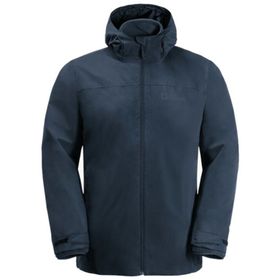 Jack Wolfskin 1115311-1010 Taubenberg 3 in 1 Lacivert Erkek Outdoor Mont