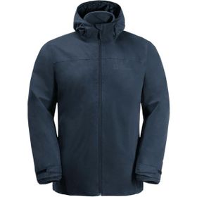 Jack Wolfskin 1115311-1010 Taubenberg 3 in 1 Lacivert Erkek Outdoor Mont