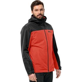 Jack Wolfskin 1115311-2193 Taubenberg 3In1 Jkt M Antrasit Kırmızı Erkek Kırmızı Mont