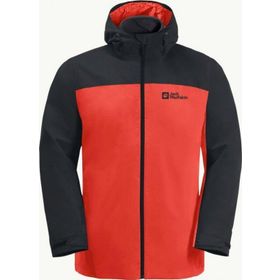 Jack Wolfskin 1115311-2193 Taubenberg 3ın1 Jkt M Erkek Kırmızı Mont