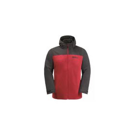 Jack Wolfskin 1115311-2206 Taubenberg 3In1 Jkt M Erkek Kırmızı Mont