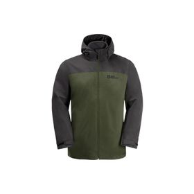Jack Wolfskin 1115311-4129 Taubenberg 3 in 1 JKT M Greenwood Erkek Outdoor Ceket