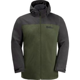 Jack Wolfskin 1115311-4129 Taubenberg 3In1 Jkt M Yeşil Erkek Mont