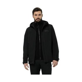 Jack Wolfskin 1115311 Taubenberg 3In1 Jkt M Siyah Erkek Mont