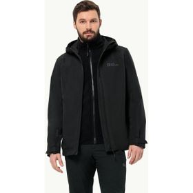 Jack Wolfskin 1115311 Taubenberg 3In1 Jkt M Siyah Erkek Mont