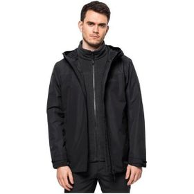 Jack Wolfskin 1115311 Taubenberg 3In1 Jkt M Siyah Erkek Mont