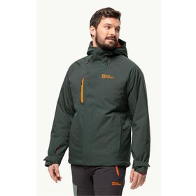 Jack Wolfskin 1115321-4161 Koyu Yeşil Troposphere Erkek Outdoor Ceket