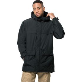 Jack Wolfskin 1115471-6000 WINTERLAGER PARKA M Siyah Erkek Mont