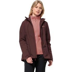 Jack Wolfskin 1115621-2866 Moonrise 3 in 1 Kadın Outdoor Mont