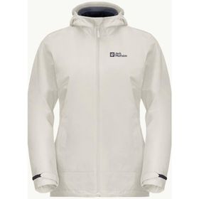 Jack Wolfskin 1115621-5609 Moonrise 3 in 1 Beyaz Kadın Outdoor Mont