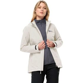 Jack Wolfskin 1115621-5609 Moonrise 3 in 1 Beyaz Kadın Outdoor Mont