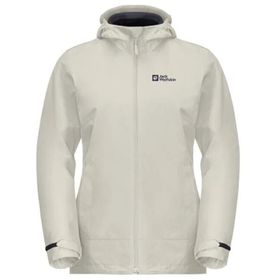 Jack Wolfskin 1115621-5609 Moonrise 3 in 1 Beyaz Kadın Outdoor Mont