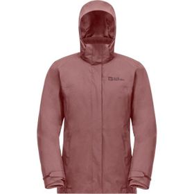 Jack Wolfskin 1116321 Luntal 3in1 W Outdoor Koyu Pembe Kadın Mont