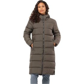 Jack Wolfskin 1204133-5719 Frozen Palace Coat W Kadın Kahverengi Mont