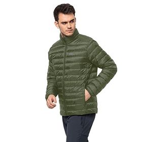 Jack Wolfskin 1205933-4129 Haki Pack Go Down Jkt Erkek Outdoor Montu
