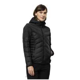 Jack Wolfskin 1206642-6000 Tundra Down Hoody Siyah Kadın Mont