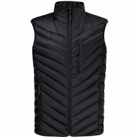 Jack Wolfskin 1207161-6350 Passamani Down Vest Siyah Erkek Yelek