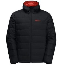 Jack Wolfskin 1207671-6350 Siyah Ather Down Hoody Erkek Mont