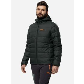 Jack Wolfskin 1207671-6350 Siyah Ather Down Hoody Erkek Mont