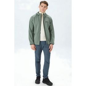 Jack Wolfskin 1306922-4311 Feldberg Yeşil Hoody M Softshell Erkek Ceket