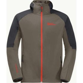 Jack Wolfskin 1306922-5719 Feldberg Kahverengi Hoody M Softshell Erkek Ceket