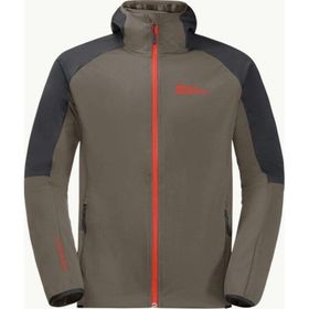 Jack Wolfskin 1306922-5719 Feldberg Kahverengi Hoody M Softshell Erkek Ceket