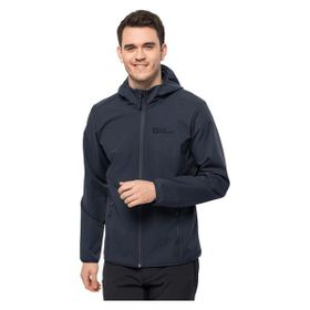 Jack Wolfskin 1307471-1010 Bornberg Hoody Softshell Lacivert Erkek Ceket