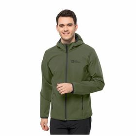 Jack Wolfskin 1307471-4161 Koyu Yeşil Bornberg Hoody Softshell Erkek Ceket