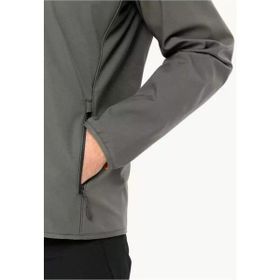 Jack Wolfskin 1307471-6185 Gri Bornberg Hoody Softshell Erkek Ceket