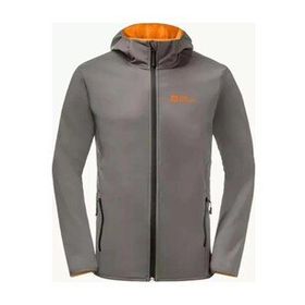Jack Wolfskin 1307471-6185 Gri Bornberg Hoody Softshell Erkek Ceket